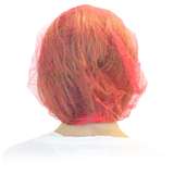 MB-24-1000/R Polypropylene Bouffant Cap, 24 in, Red redirect to product page